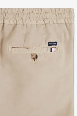 Bermuda Beige A Taille Elastiquee