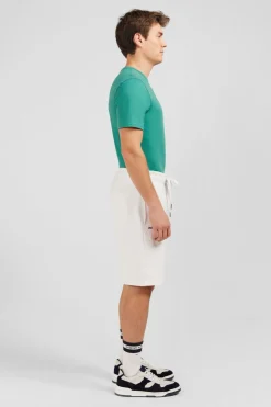 Bermuda Blanc A Taille Elastiquee