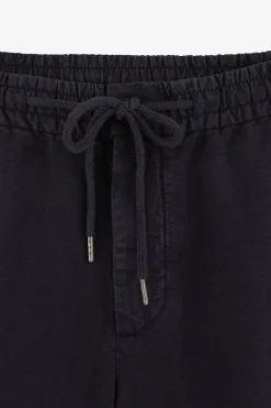 Bermuda Bleu Marine A Taille Elastiquee