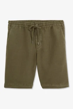 Bermuda Kaki A Taille Elastiquee