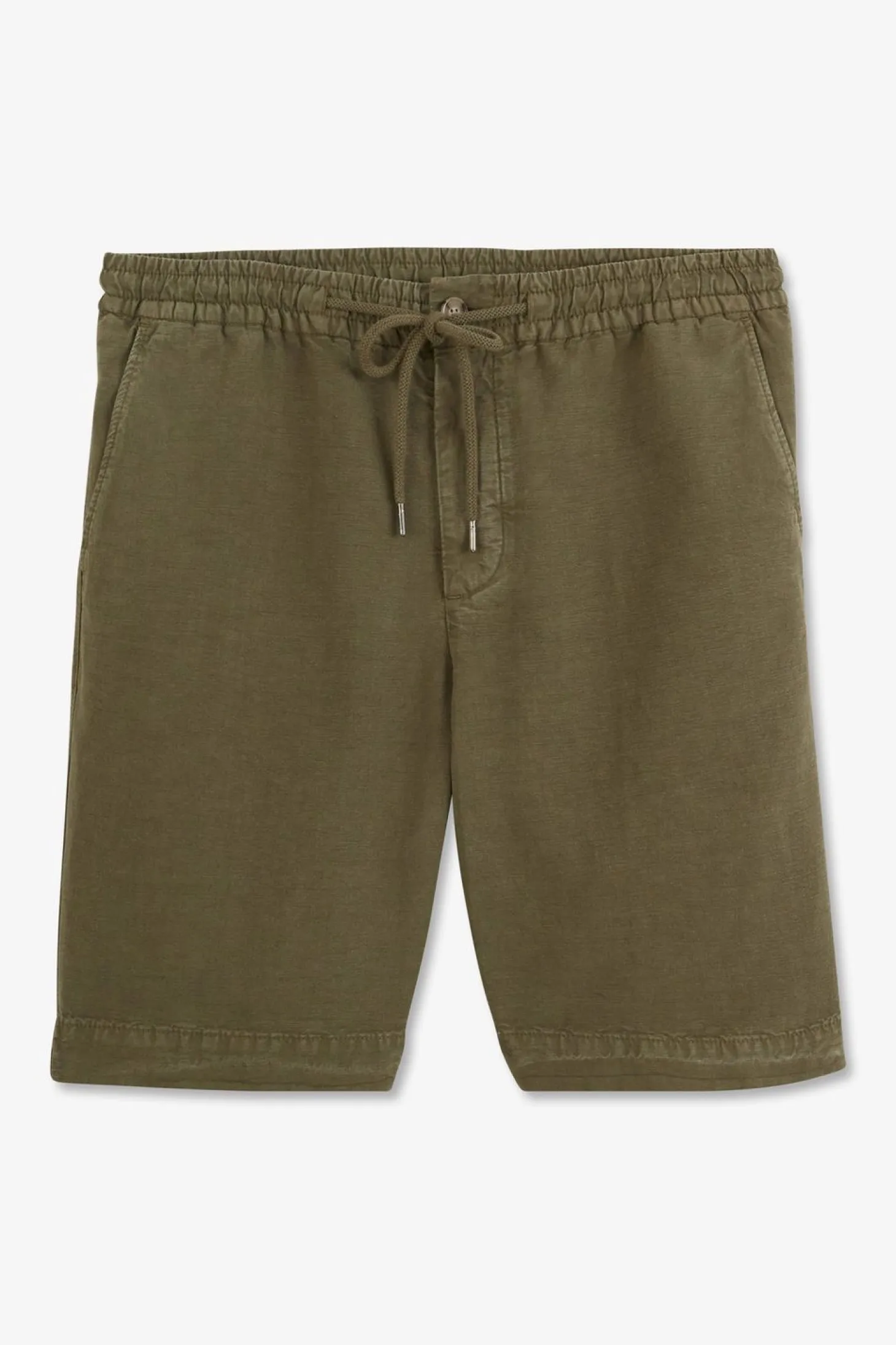 Bermuda Kaki A Taille Elastiquee