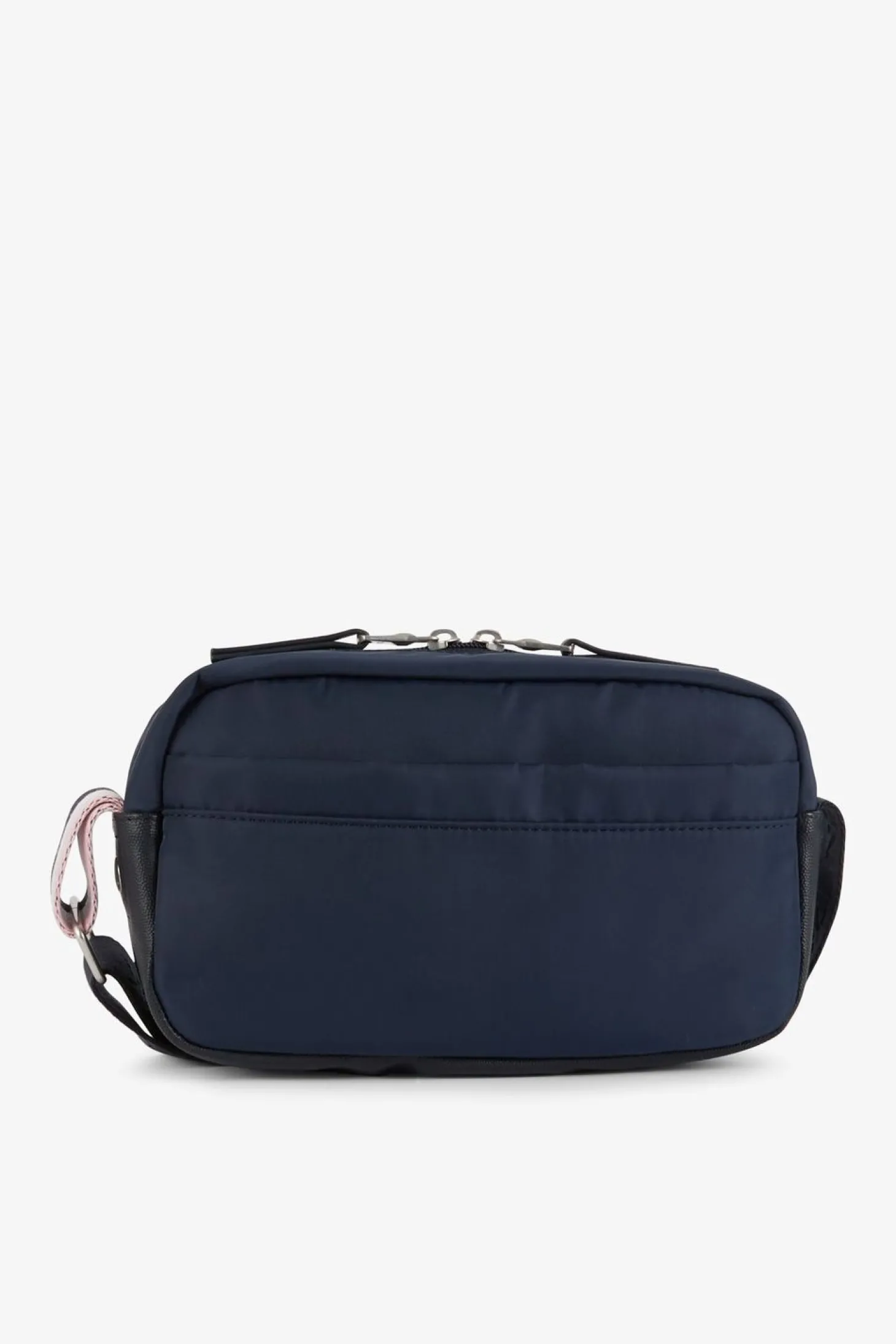 Besace Bleu Marine Avec Effet Cuir Graine