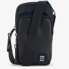 Besace Bleu Marine Avec Effet Cuir Graine