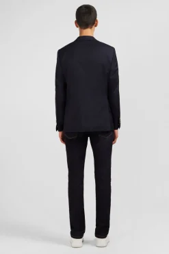 Blazer Bleu Marine 100 % Laine