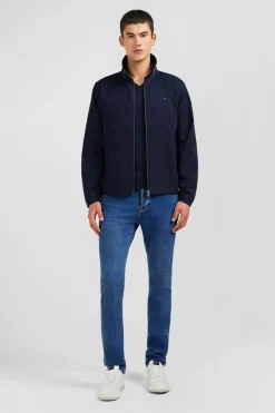 Blouson Bleu Fonce Rembourre