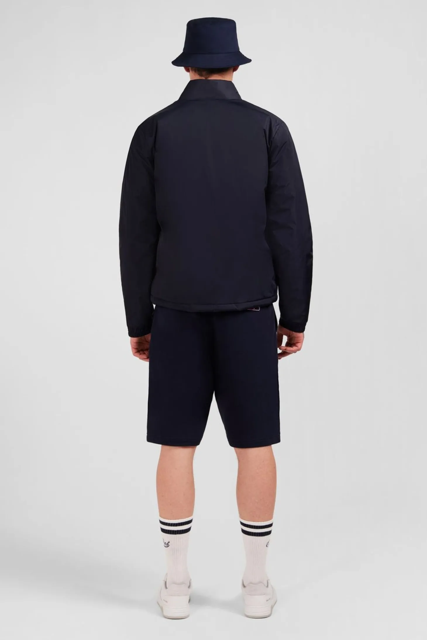 Blouson Coupe-Vent Marine Broderie Embleme