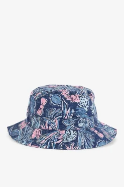 Bob En Coton Reversible Marine Imprime