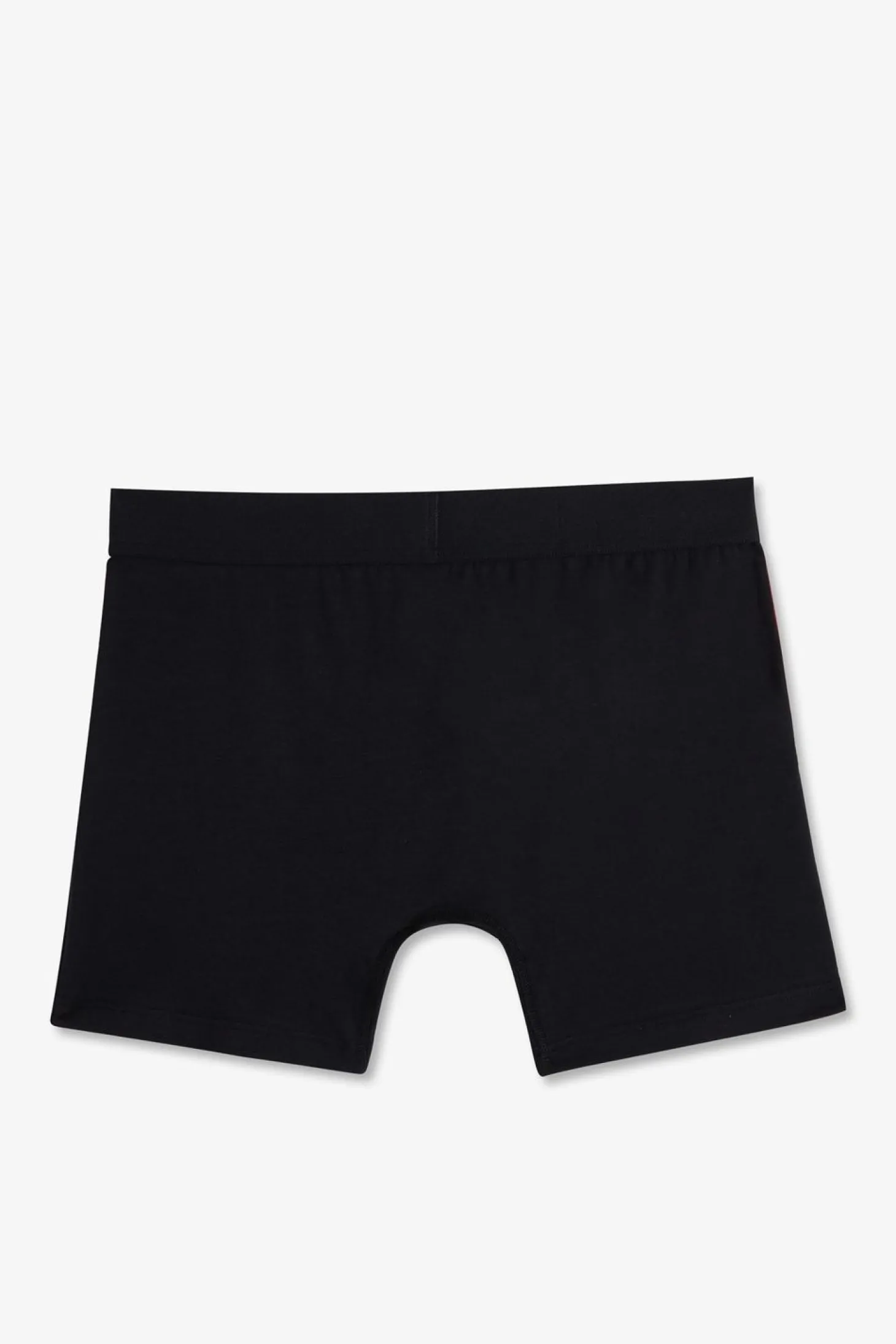 Boxer Colorblock Marine Rouge Et Gris En Coton Stretch