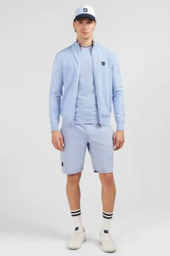 Cardigan Zippe Bleu