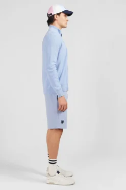 Cardigan Zippe Bleu