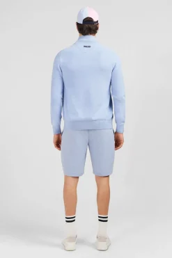 Cardigan Zippe Bleu