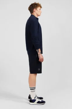 Cardigan Zippe Bleu Marine
