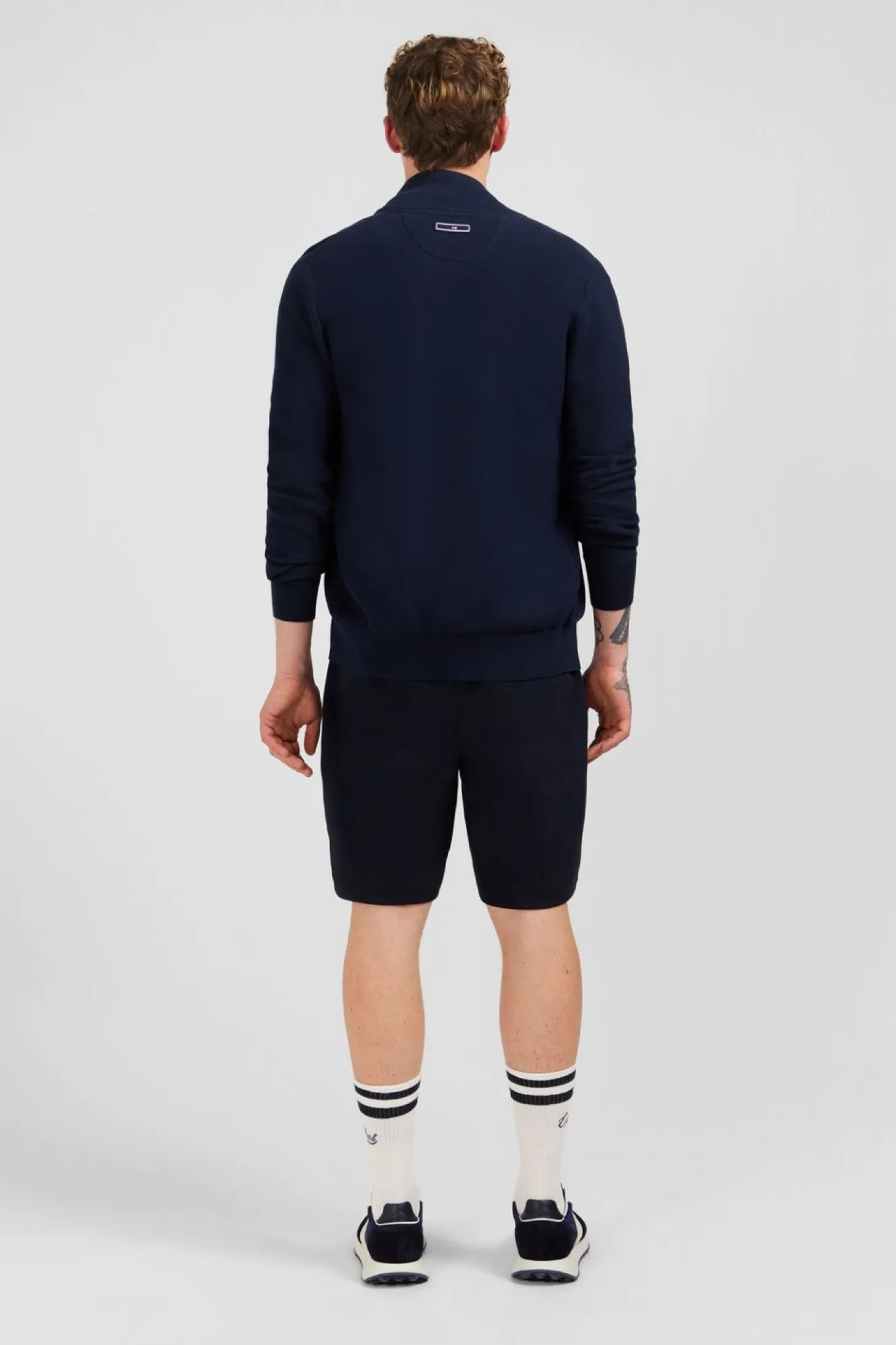 Cardigan Zippe Bleu Marine