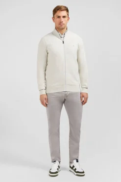Cardigan Zippe Gris