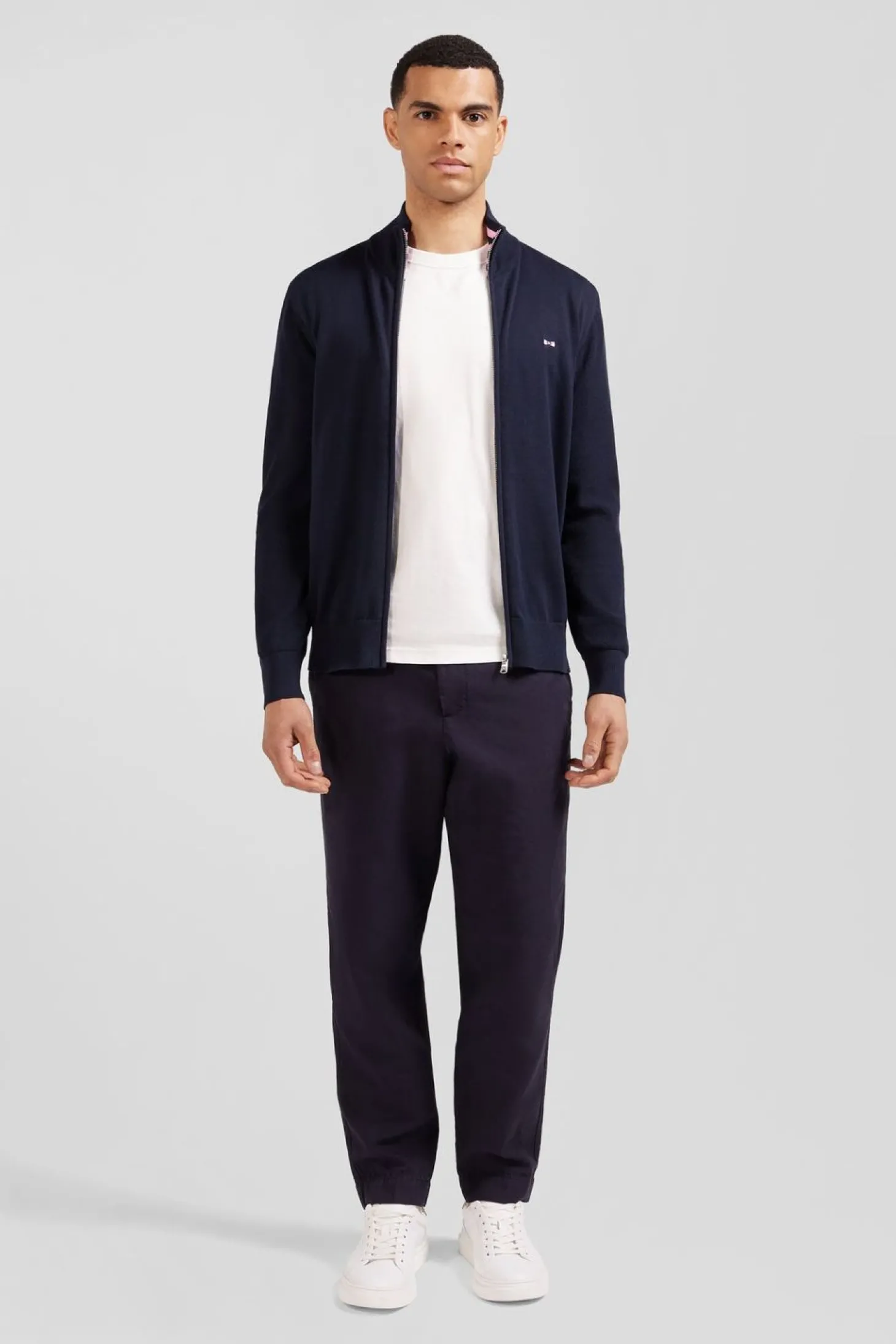 Cardigan Zippe Marine Numero 10