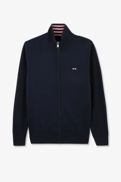 Cardigan Zippe Marine Numero 10