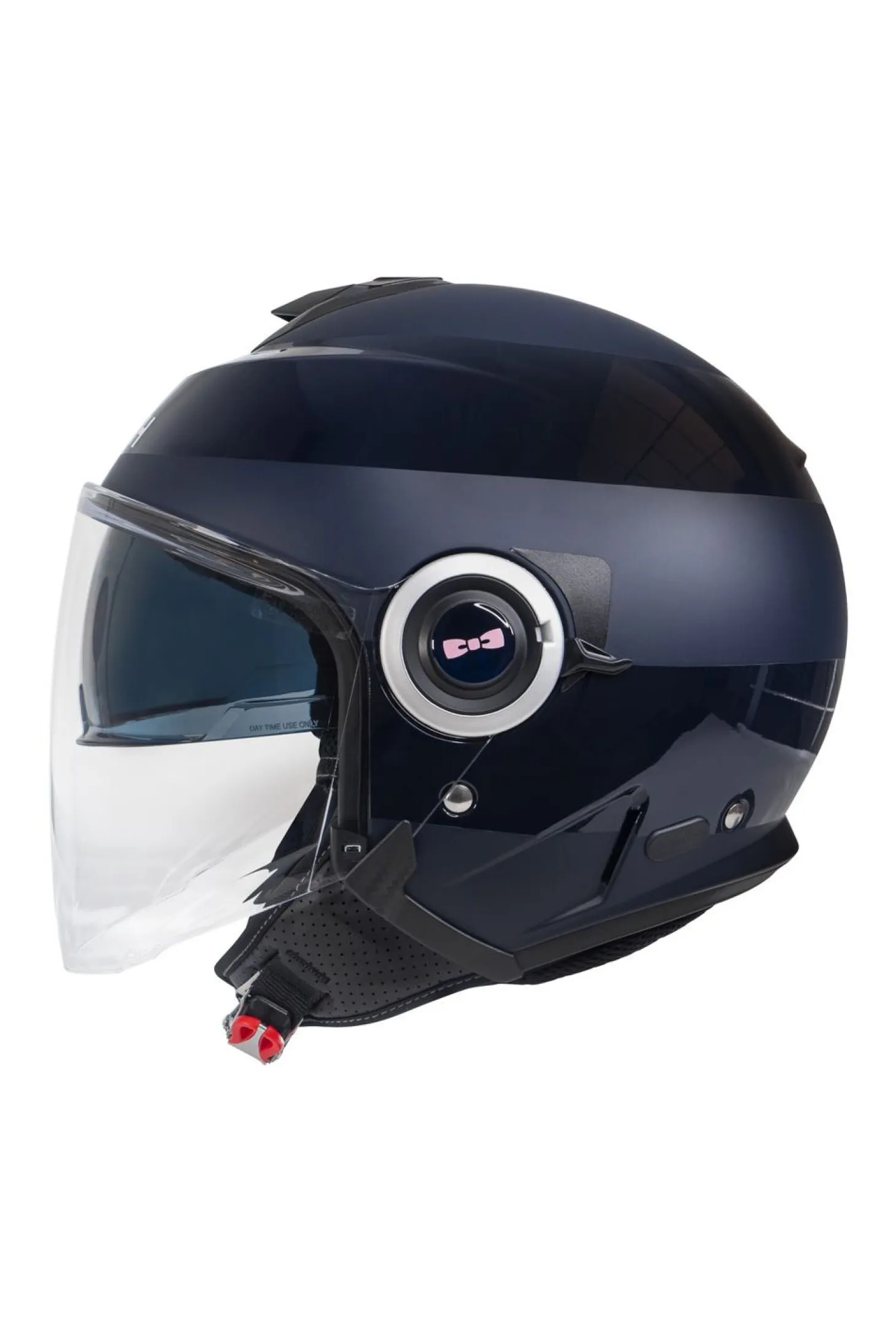 Casque Moto Cercle Bleu Marine
