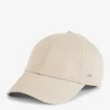 Casquette Beige En Toile De Coton Broderie Noeud Papillon