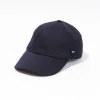 Casquette Bleu Marine Unie En Coton
