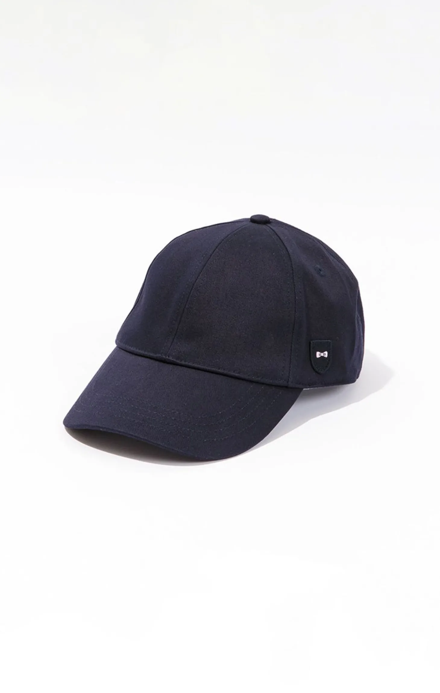 Casquette Bleu Marine Unie En Coton
