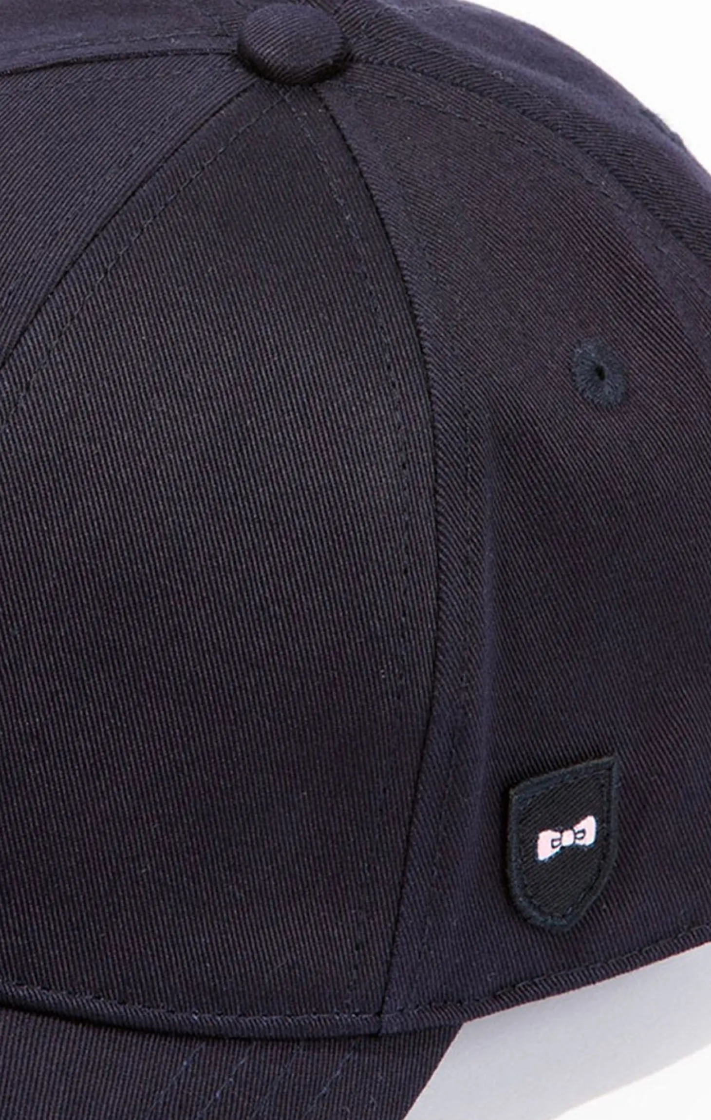 Casquette Bleu Marine Unie En Coton