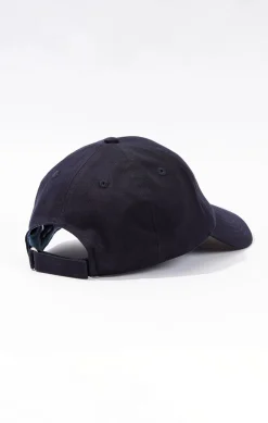 Casquette Bleu Marine Unie En Coton