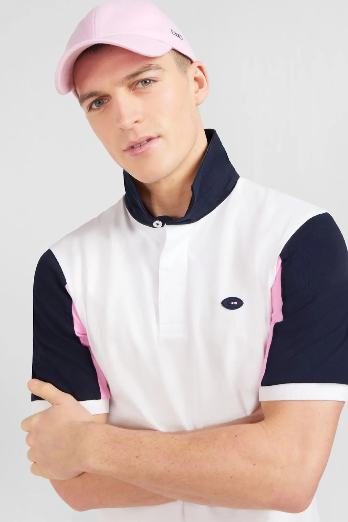 Casquette Rose Unie En Coton