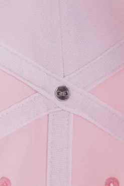 Casquette Rose Unie En Coton