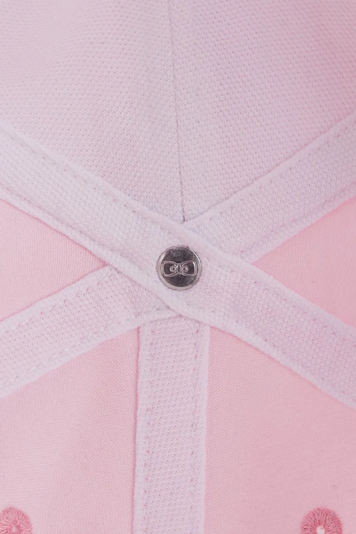 Casquette Rose Unie En Coton