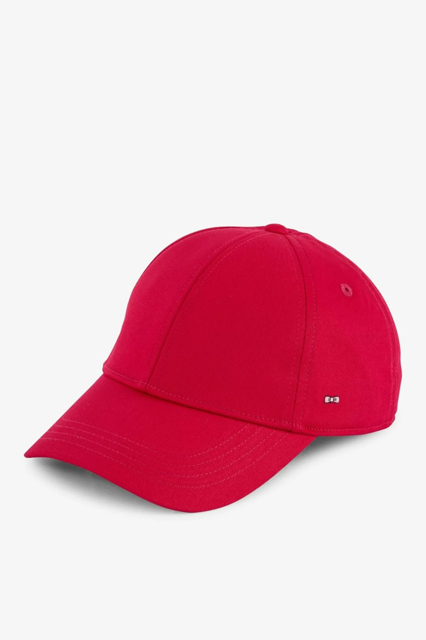 Casquette Rouge En Toile De Coton Broderie Noeud Papillon