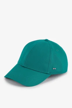 Casquette Verte En Toile De Coton Broderie Noeud Papillon