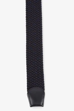 Ceinture Bleu Marine Tressee