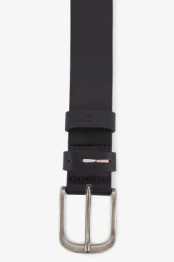 Ceinture En Cuir Bleu Marine