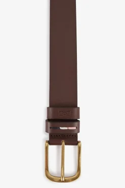 Ceinture En Cuir Marron