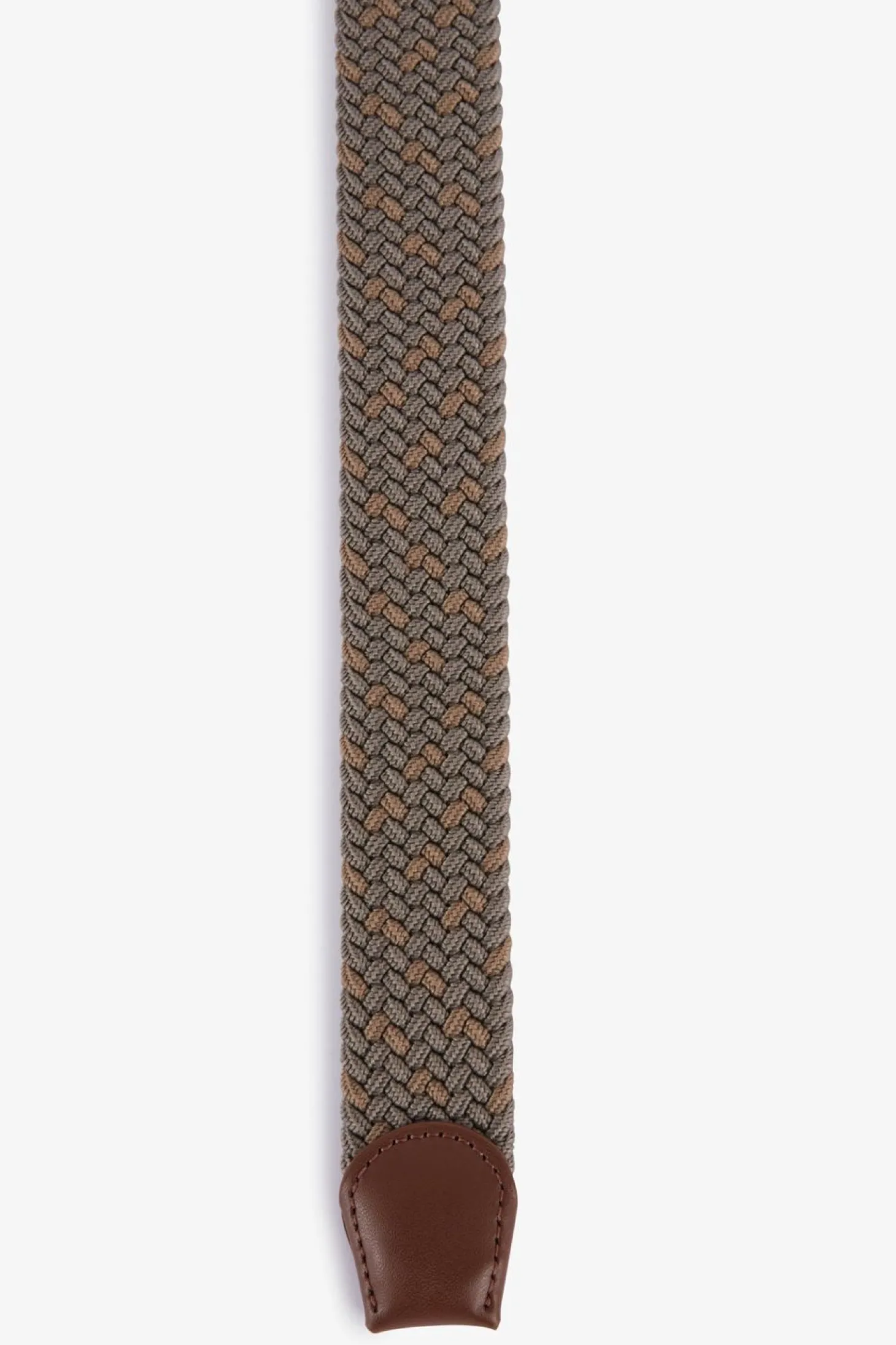 Ceinture Kaki Tressee