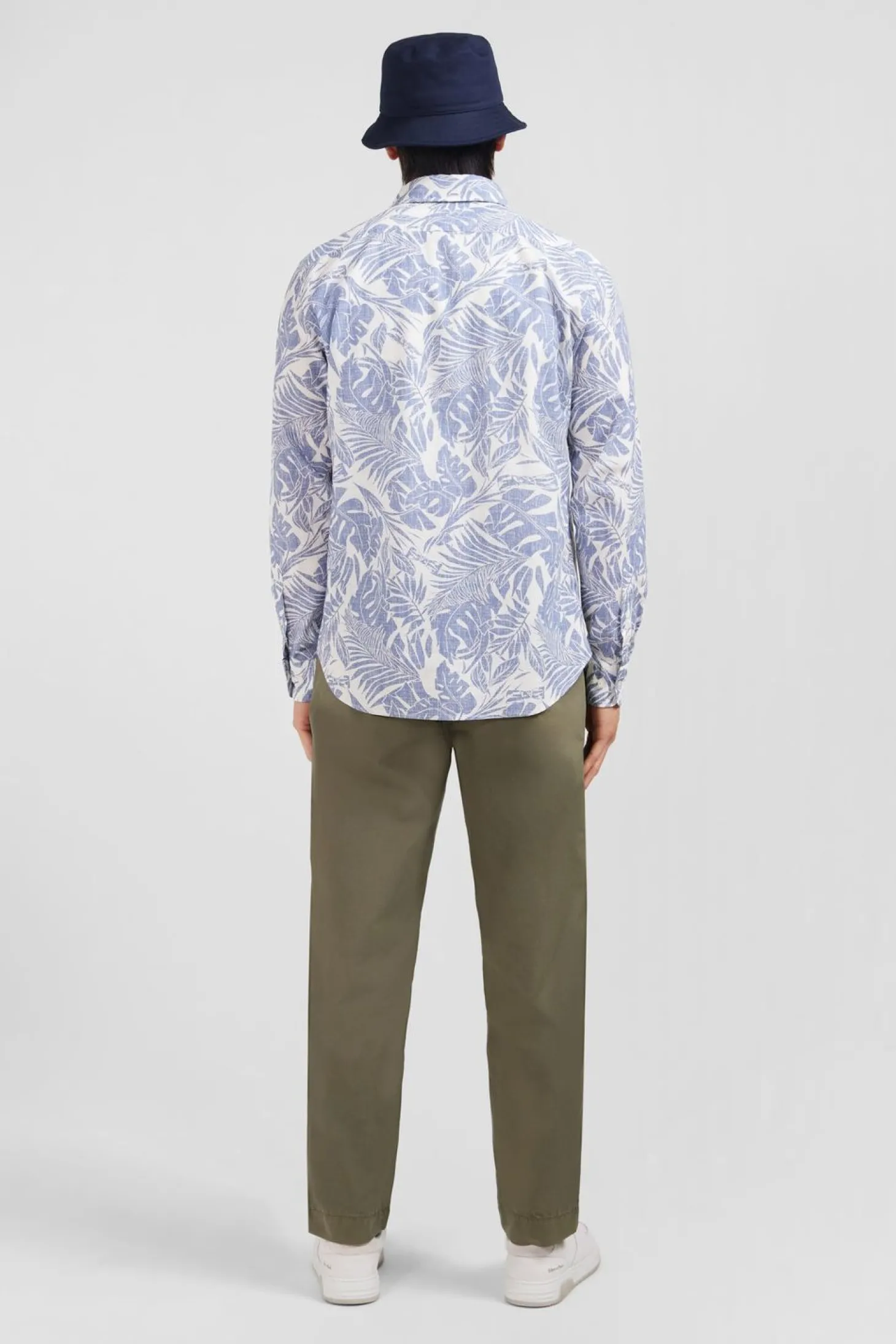 Chemise A Imprime Feuilles Exclusif