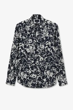 Chemise A Imprime Fleurs Exclusif