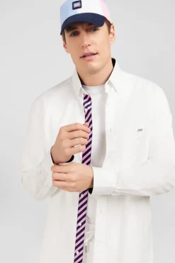 Chemise Blanche A Broderie Eden Park