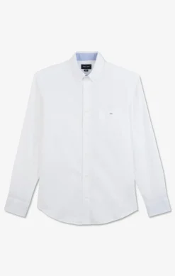 Chemise Blanche Unie En Coton