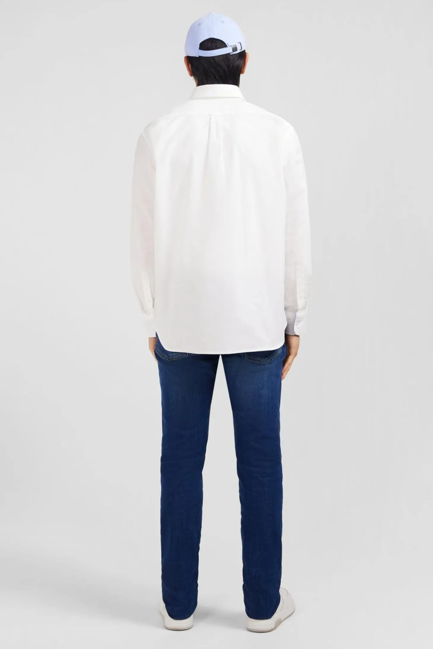 Chemise Blanche Unie En Coton