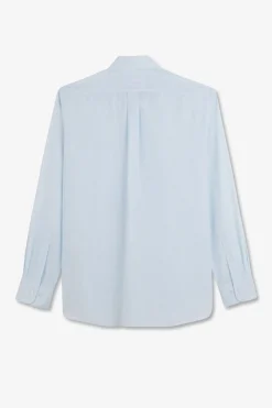 Chemise Bleu Clair A Rayures