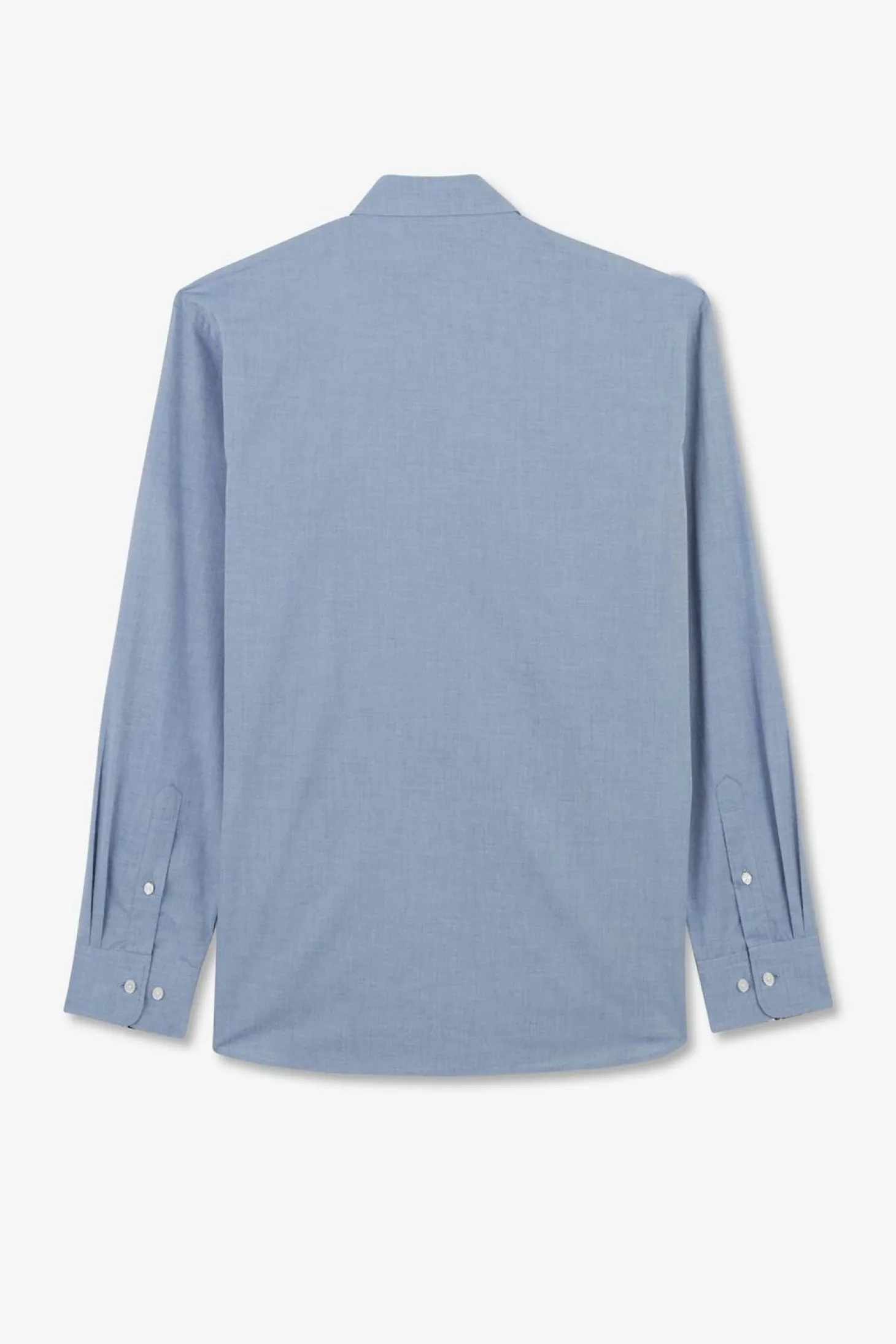 Chemise Bleue A Broderie Eden Park Fleurie