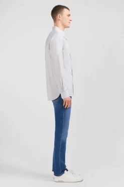 Chemise Bleue A Rayures