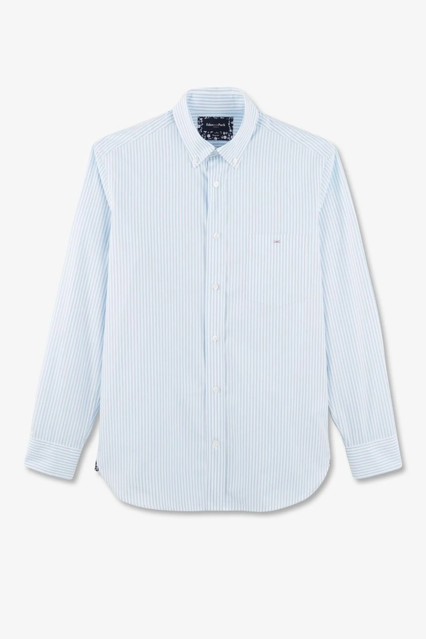 Chemise Ciel A Rayures Batons En Coton