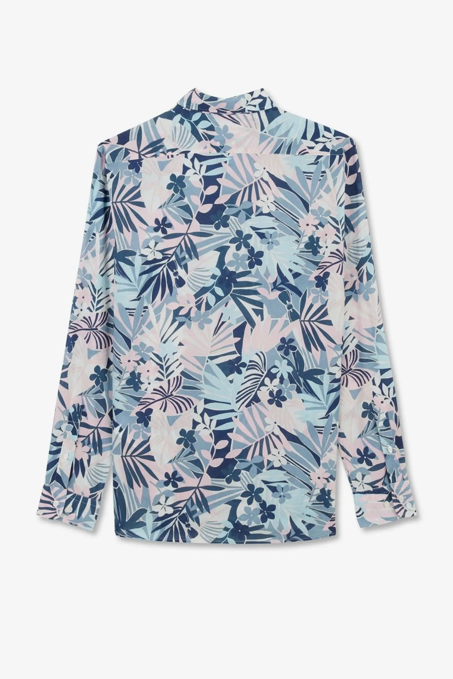 Chemise En Voile De Coton A Motif Tropical