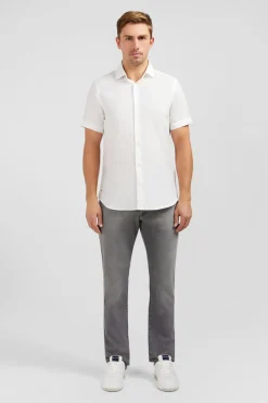 Chemisette Blanche A Details Exclusifs Fleuris