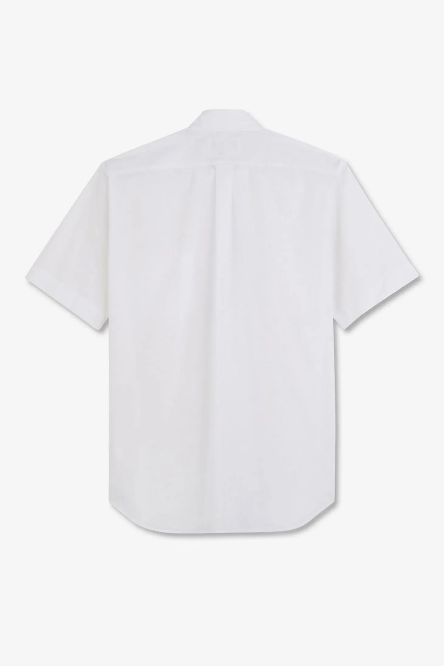 Chemisette Blanche En Coton Dobby