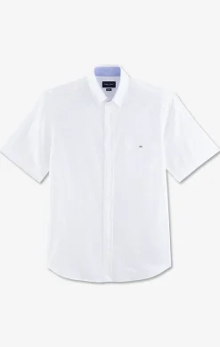 Chemisette Blanche Unie En Coton