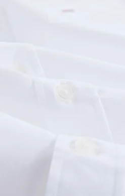Chemisette Blanche Unie En Coton