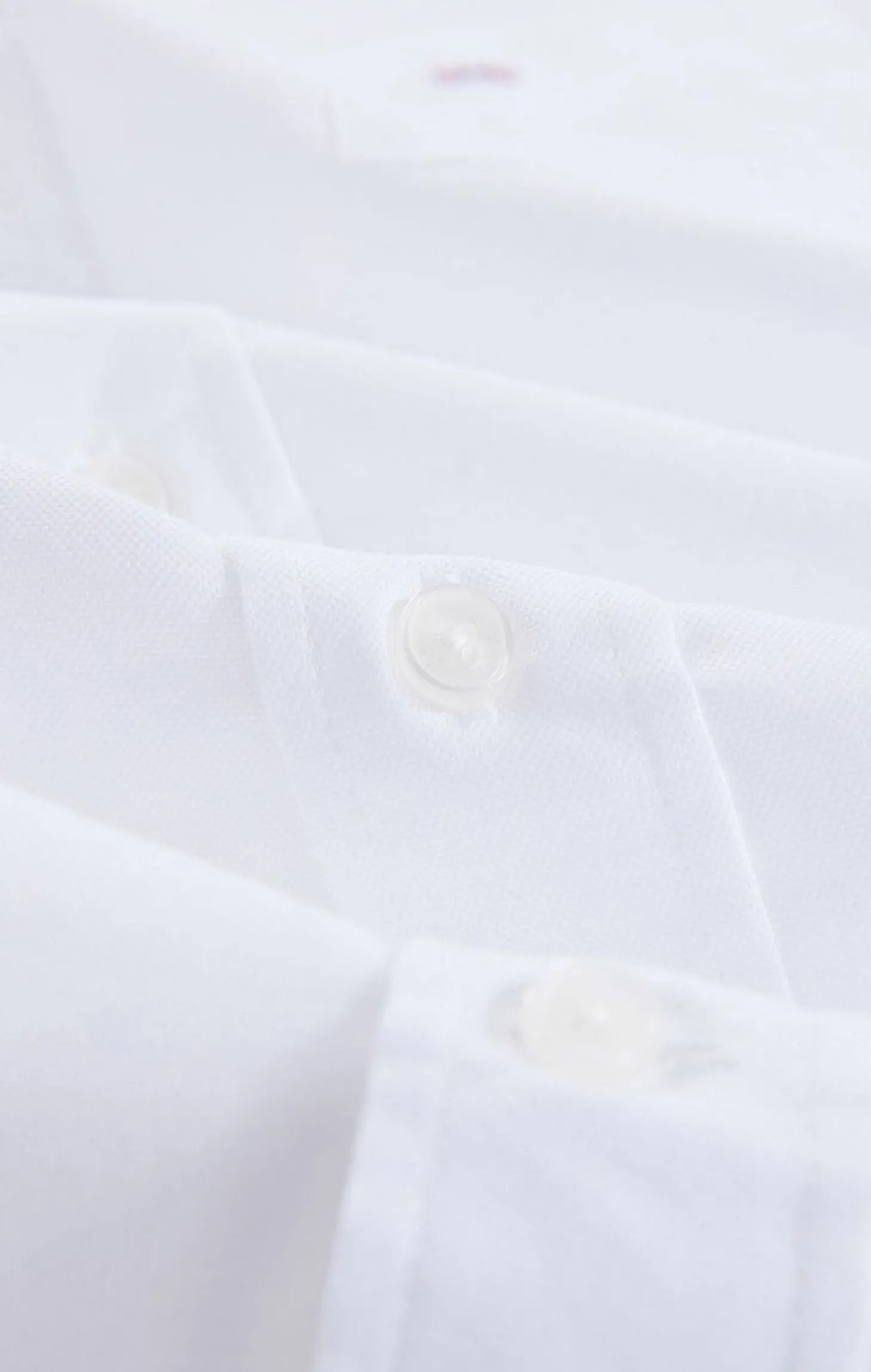 Chemisette Blanche Unie En Coton